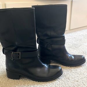 EUC Vero Cuoio italian black books, size 8.5 women’s
